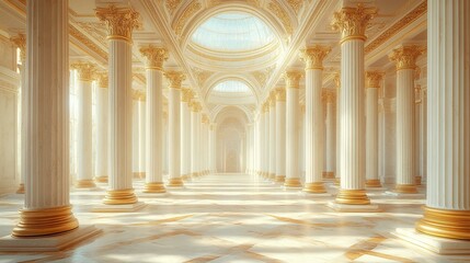 Obraz premium an Elegant dinner party setting with sophisticated table arrangements and warm lighting.