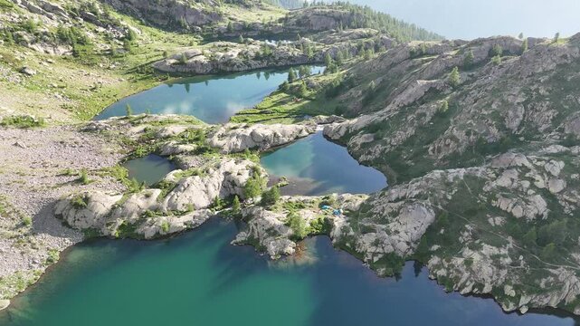 Discover the Natural Beauty of the French Alps in 4K: Landscapes, Roads, Textures, and Vertical Drone Movies
