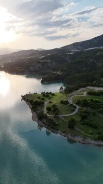 Discover the Natural Beauty of the French Alps in 4K: Landscapes, Roads, Textures, and Vertical Drone Movies