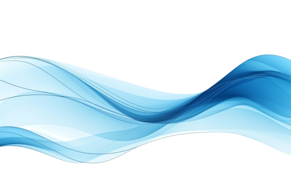 A dynamic wave design in shades of blue, perfect for backgrounds, websites, or digital art projects, conveying movement and fluidity.