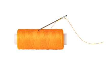 Spool of Thread and Needle isolated. png file