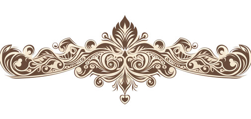 An elegant decorative flourish design, perfect for backgrounds, invitations, and creative projects. Enhance your art with style.