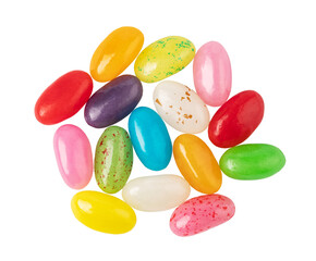 colorful fruit hard candy isolated. png file