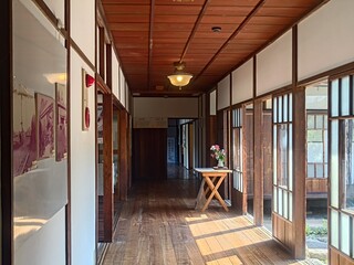伊藤博文旧宅の廊下