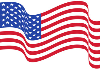 United state of america flag. Us national symbol.