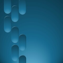 Blue Tech Background Abstract Pattern. Abstract Business Tech Science Vector Backdrop.