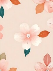 Pink Flowers Background