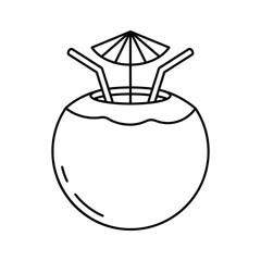 Grab this amazing icon of coconut water