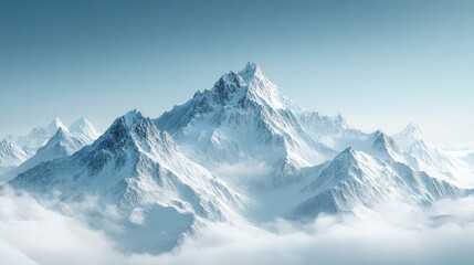Obraz premium 2025 calendar mockup featuring mountain landscapes, soft colors, clean typography, modern aesthetic