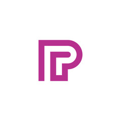 Letter P Logo design vector template