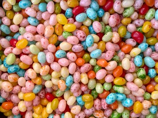 Fototapeta premium Jelly beans. Sweet food background