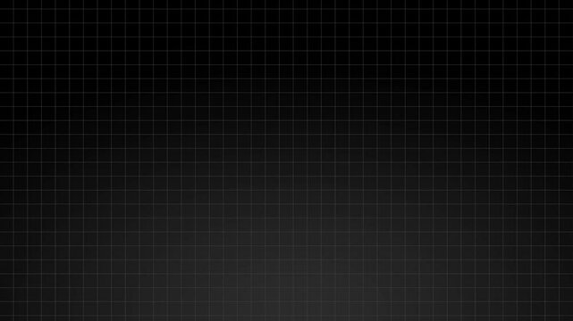 Animated gradient black background with grid moving upwards. 4K loopable footage
