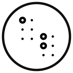 Editable braille vector icon. Part of a big icon set family. Perfect for web and app interfaces, presentations, infographics, etc