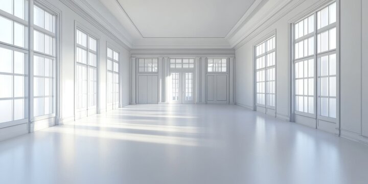 Modern Elegance: Spacious White-Room