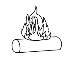 Bonfire doodle