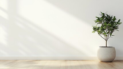 白背景と観葉植物09