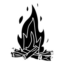 Bonfire doodle