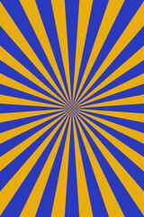 blue and orange sunburst background vector design. comic background with retro rays.sunburst pattern background.
