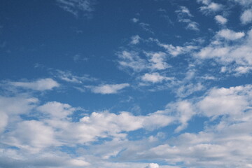 blue sky with clouds