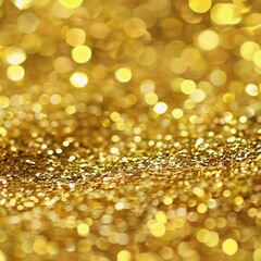 A Gold Glittery Background, a high resolution AI illustration