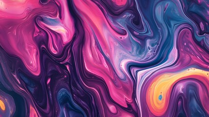 Obraz premium Modern Abstract Liquid Texture Background with Flowing Waves. Abstract background with waves.