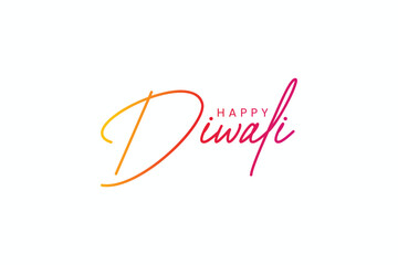 Happy Diwali text vector art, Happy Diwali text design, Happy Diwali cursive font design, Diwali Festival vector, Deepavali design