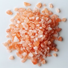 Pink Himalayan Salt Crystals Close Up Macro
