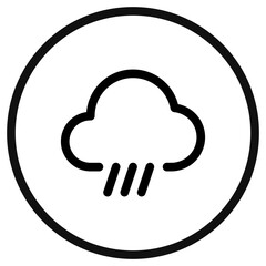Editable rain, sleet, hail fall vector icon. Part of a big icon set family. Perfect for web and app interfaces, presentations, infographics, etc