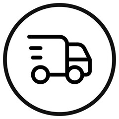 Editable express delivery vector icon. Part of a big icon set family. Perfect for web and app interfaces, presentations, infographics, etc