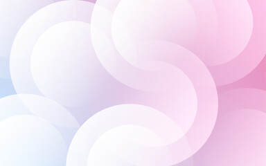 minimalist banner background,soft colorful,blue and pink gradations,circle effect shape,abstract frame,memphis,eps 10