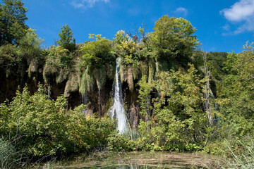 Fototapeta premium Waterfalls at Plitvice Lakes National Park, Croatia