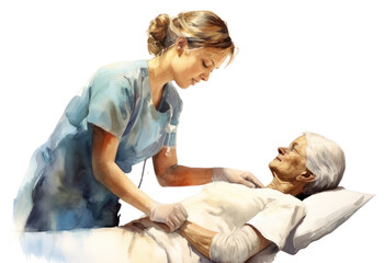 Obraz premium PNG Hospital patient clinic adult.