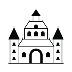 A church building, often the venue for traditional weddings