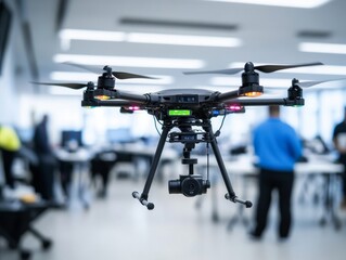 Election monitoring drones powered by IoT