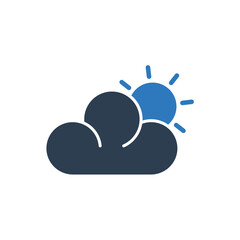 Cloudy Day Icon - Weather Forecast Icon