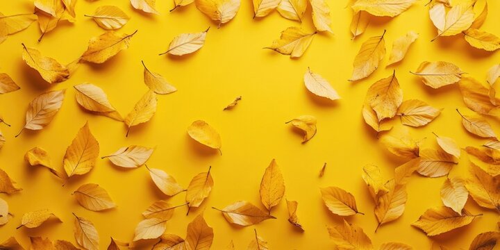 Autumnal Yellow Leaves Wallpaper