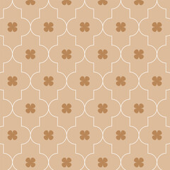 Decoration floral background vector, print, wallpaper, interior seamless repeat pattern EPS10.