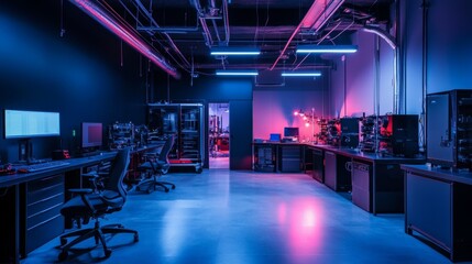 Cutting-Edge Biohacking Community Hub with State-of-the-Art Equipment