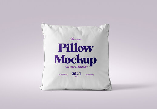 Front View Pillow Mockup