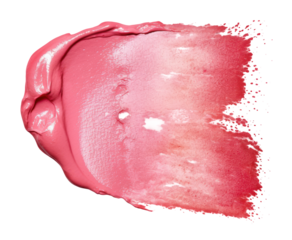 PNG Pink acrylic paint swatch  effect, transparent background