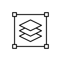 Responsive design outline icons, minimalist vector illustration ,simple transparent graphic element .Isolated on white background