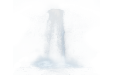 PNG Waterfall nature effect, transparent background. AI generated image by rawpixel.