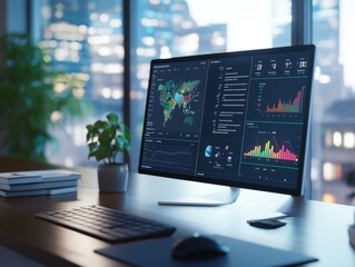 IoT-powered election dashboard showing live results and voter engagement