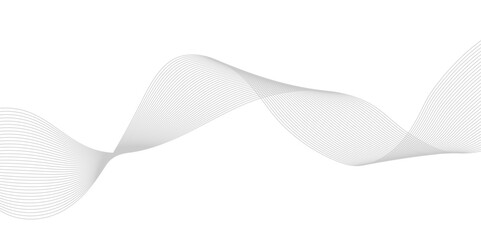 Abstract wavy lines Isolated background design. Wave modern stream transparent background.