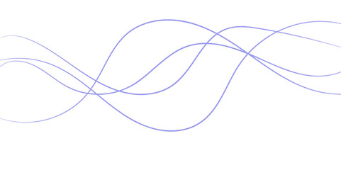 Abstract wavy lines Isolated background design. Wave modern stream transparent background.