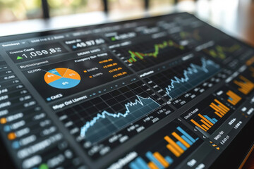 Analytics Dashboard in Morning Light