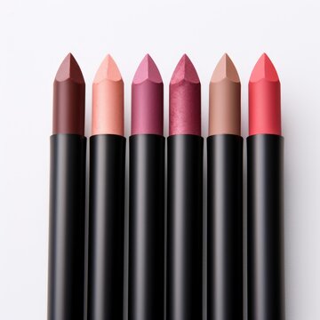 Array of Different Color Eyebrow Pencils Emphasizing Variety