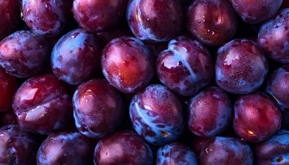 Obraz premium plum repeated pattern 