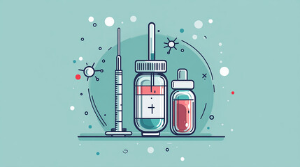 World Anaesthesia Day Logo Design illustration