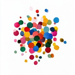 Colorful Confetti: A Vibrant Expression of Joy and Celebration